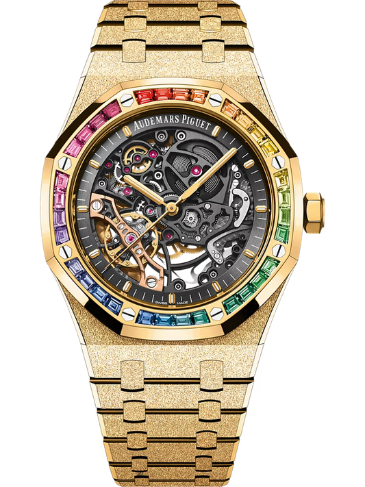 Audemars Piguet Royal Oak Frosted Gold Double Balance Wheel Openworked 41mm